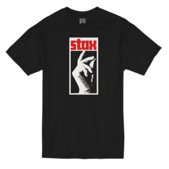 STAX "CLASSIC SNAP" LOGO T-SHIRT (BLACK) - Picture 1 of 3